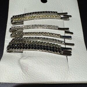 Free People Crystal Hair Clips. Eight in total. NEW